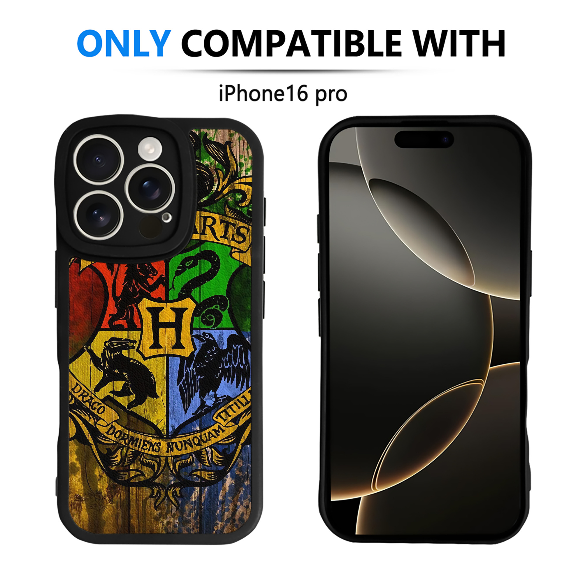 （画像用） Harry Potter ハリー・ポッターシリーズ 【iPhone 16シリーズ対応】シリコンスマホケース（レザー調） 材質：シリコン